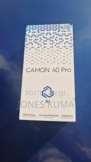 New Tecno Camon 40 Pro 5G 256 GB Black