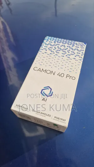 New Tecno Camon 40 Pro 5G 256 GB Black