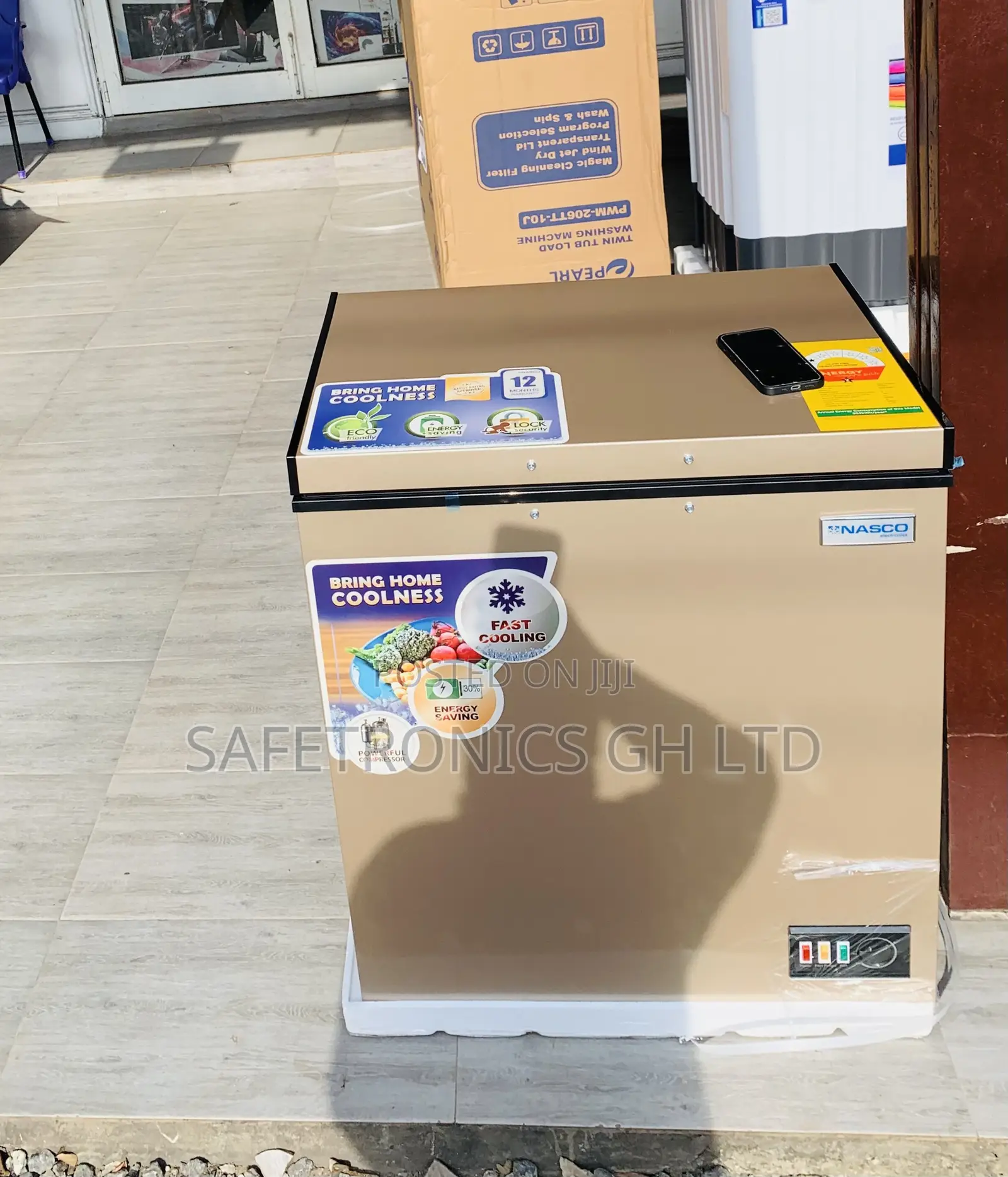 (Gold) Frost_Graud Gold 150L Nasco Nas200fl Freezer