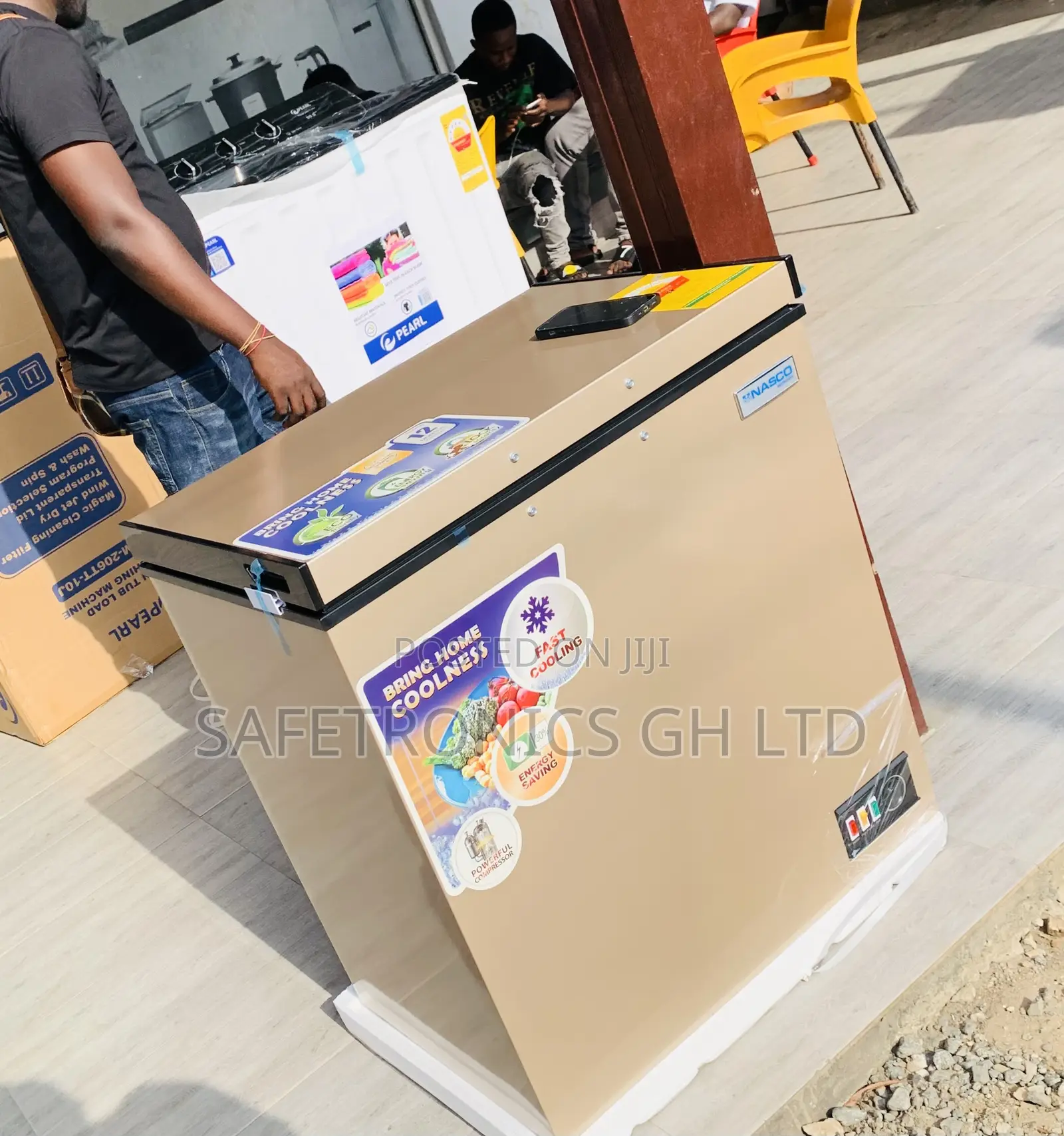 (Gold) Frost_Graud Gold 150L Nasco Nas200fl Freezer