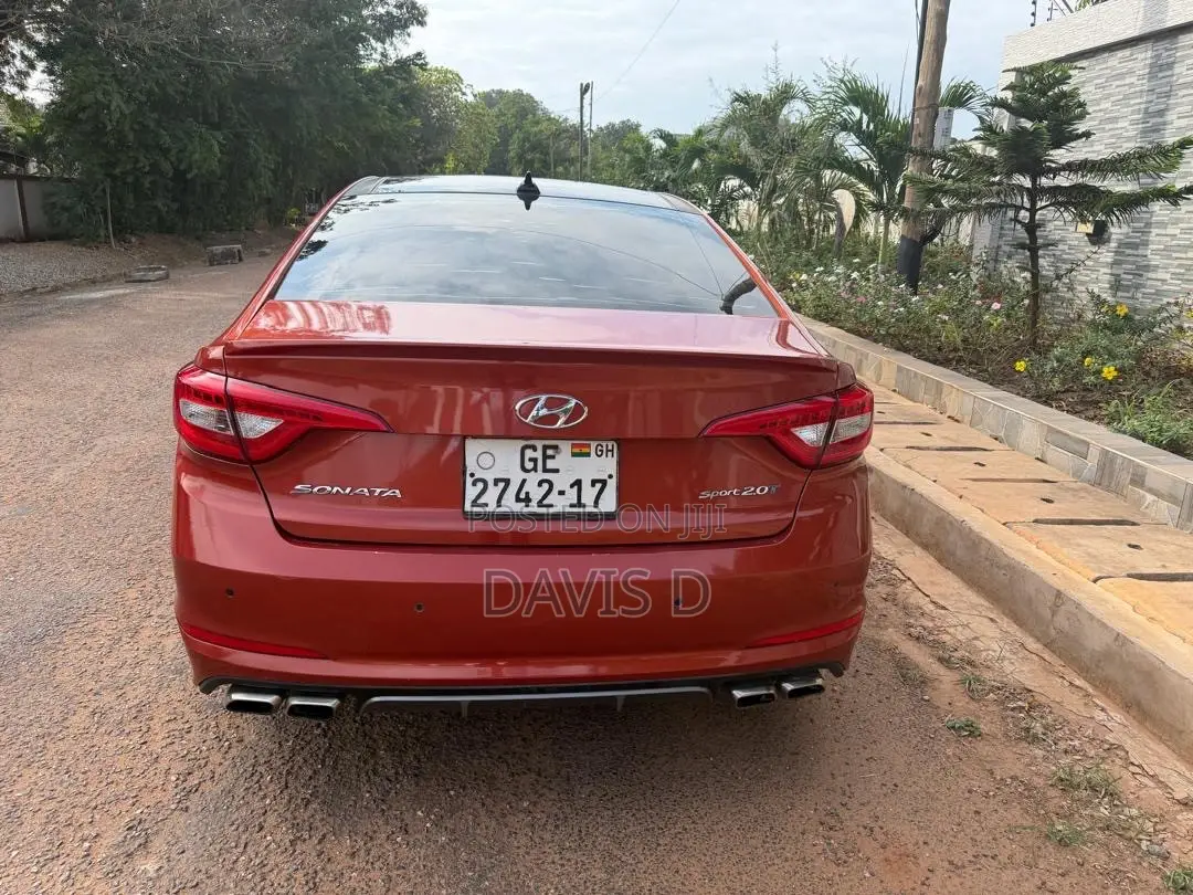 Hyundai Sonata Limited 2.0T Seban (2.0L 4cyl 6A) 2017 Red