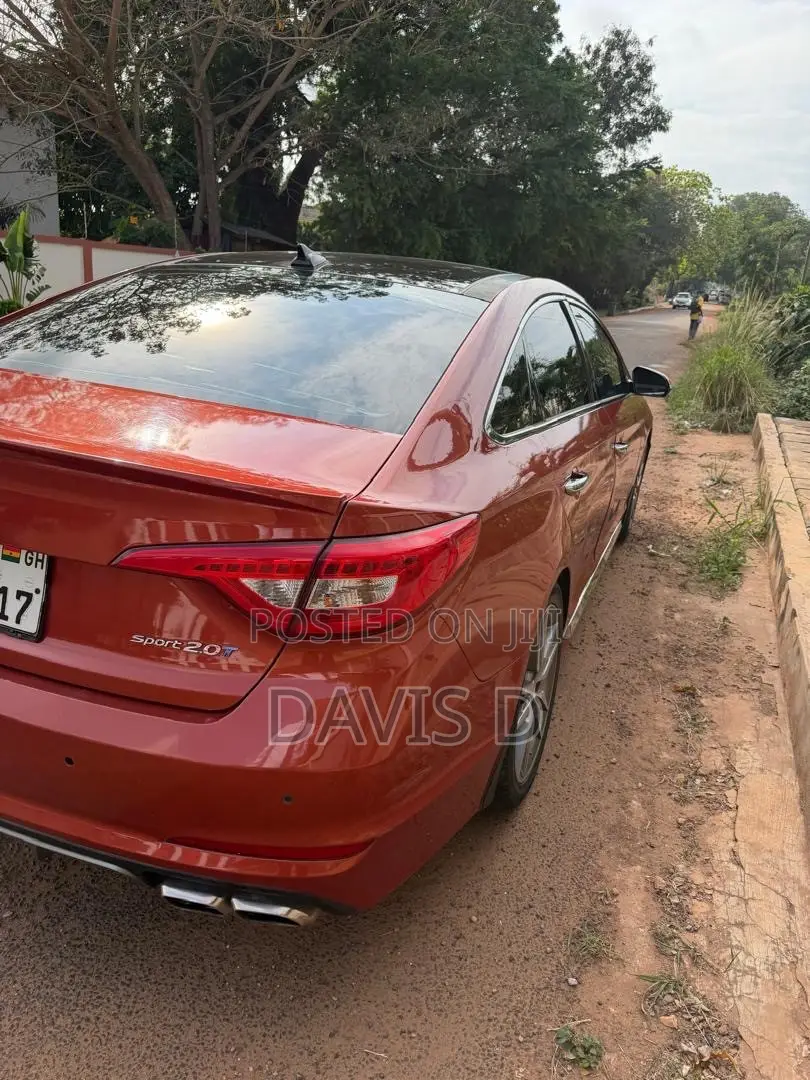 Hyundai Sonata Limited 2.0T Seban (2.0L 4cyl 6A) 2017 Red