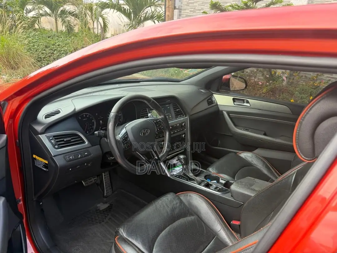 Hyundai Sonata Limited 2.0T Seban (2.0L 4cyl 6A) 2017 Red