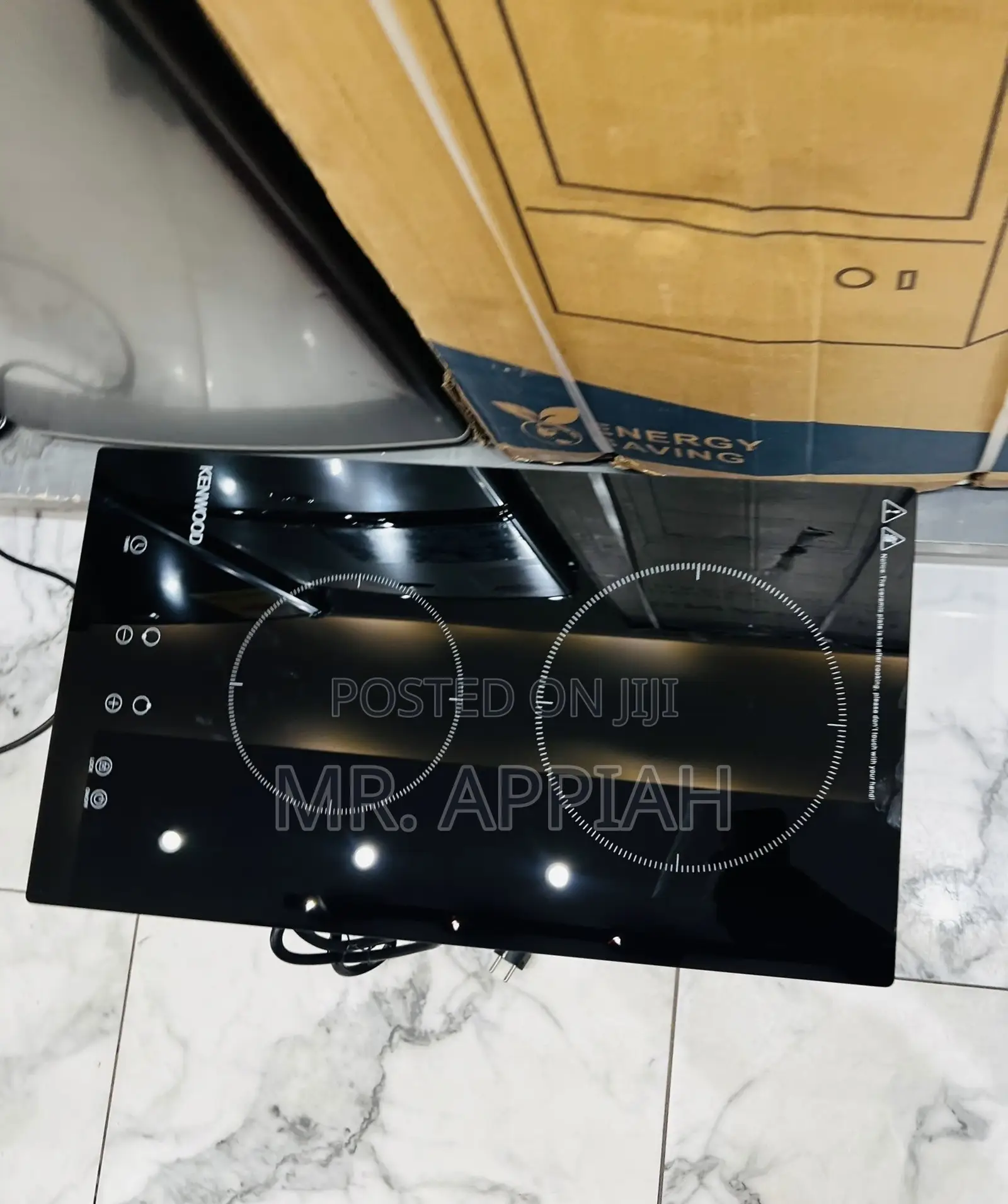 Adorable Kenwood Touch Screen 2 Electric Hob(Tempered Glass)