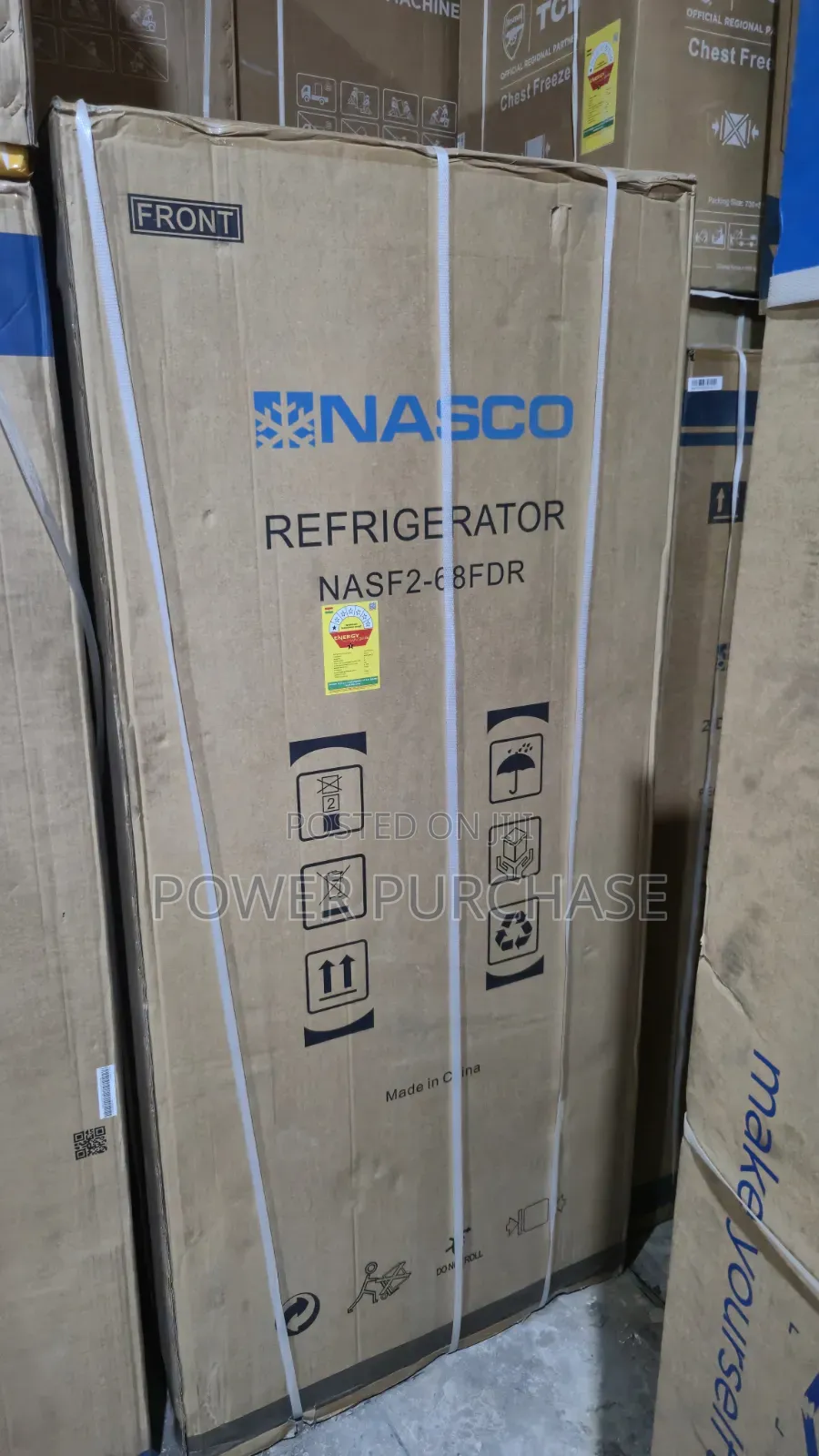 NASCO NASF2-68FDR Double-Door Refrigerator