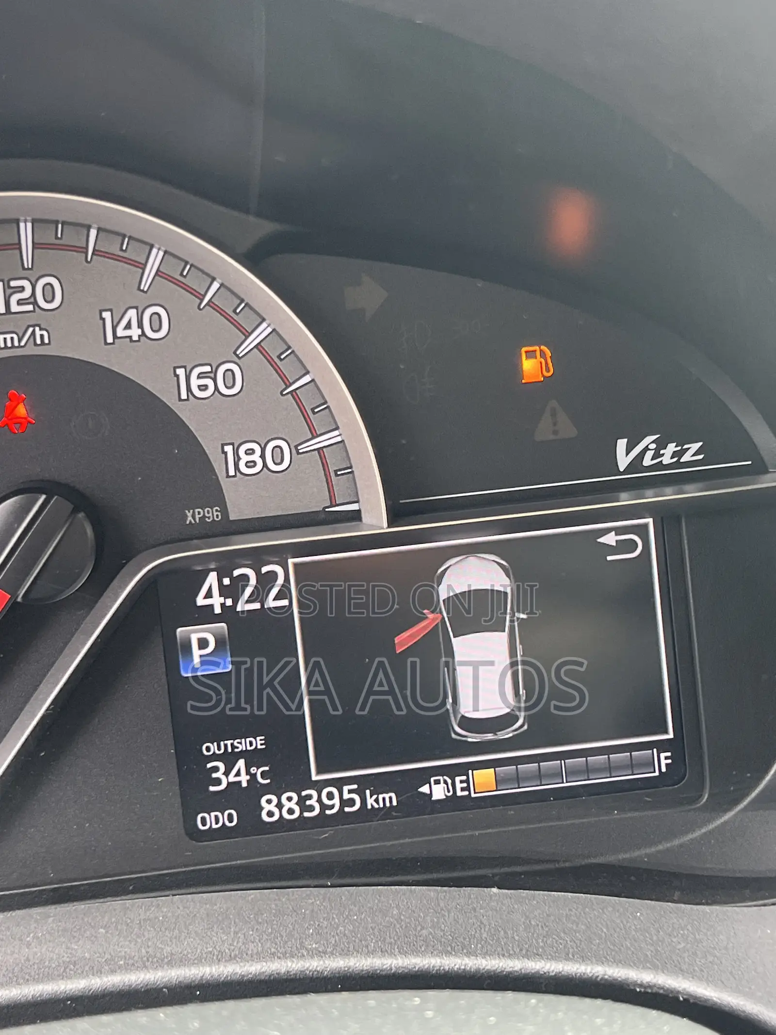 Toyota Vitz 1.3 AWD 5dr 2016 Blue