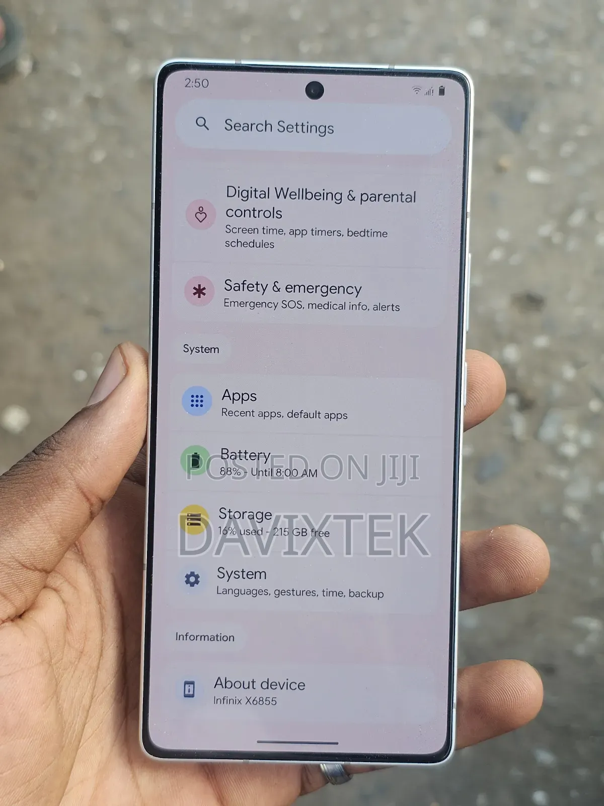 Infinix Note 50 Pro 4G 256 GB Gray