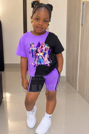 Kids Biker Shorts Set