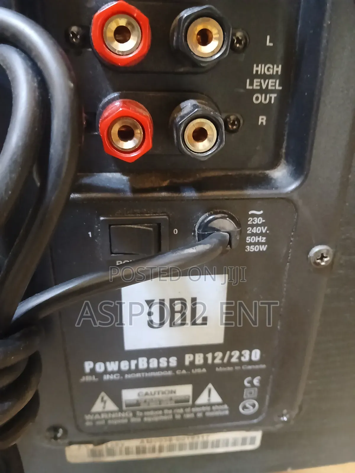 JBL Subwoofer, Pb12 /230