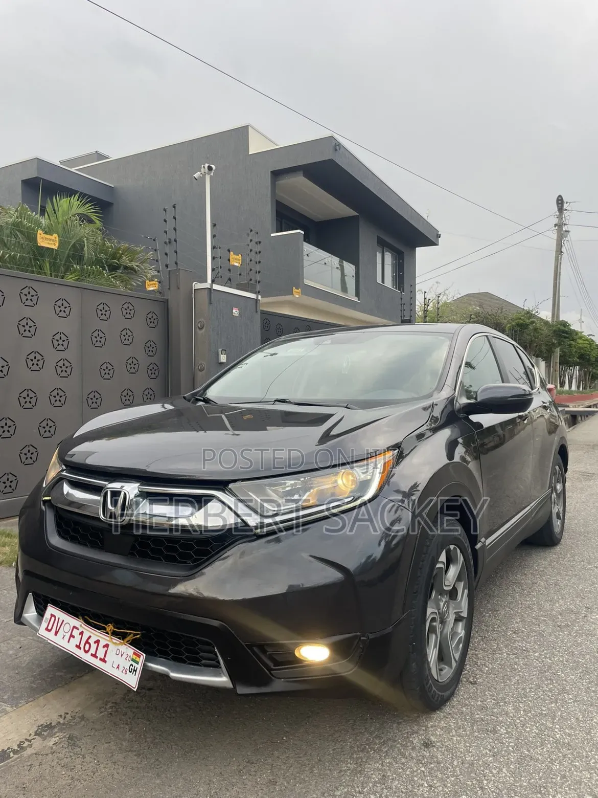 Honda CR-V EX-L 4dr SUV (1.5L 4cyl CVT) 2017 Gray