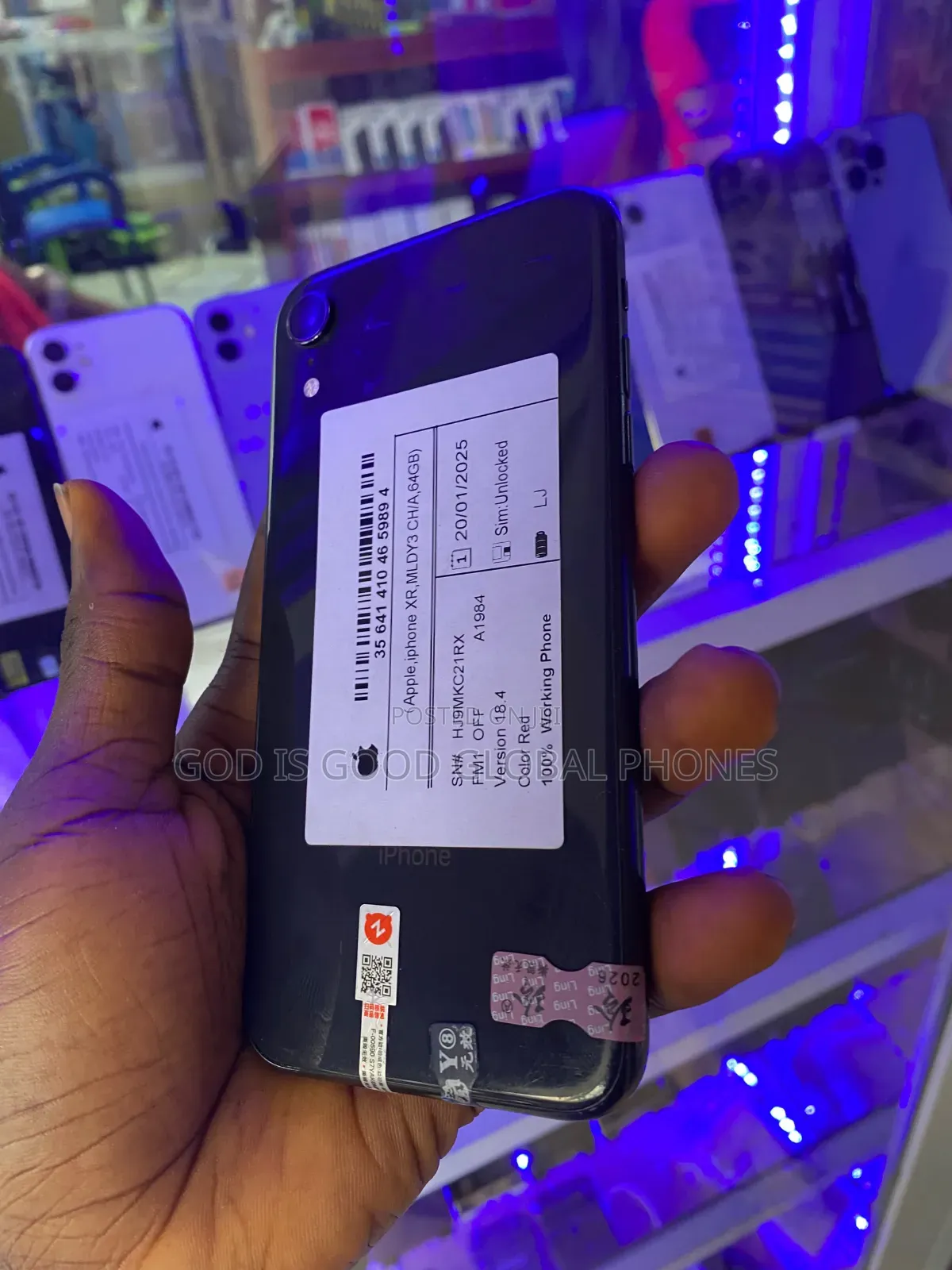 Apple iPhone XR 64 GB Black