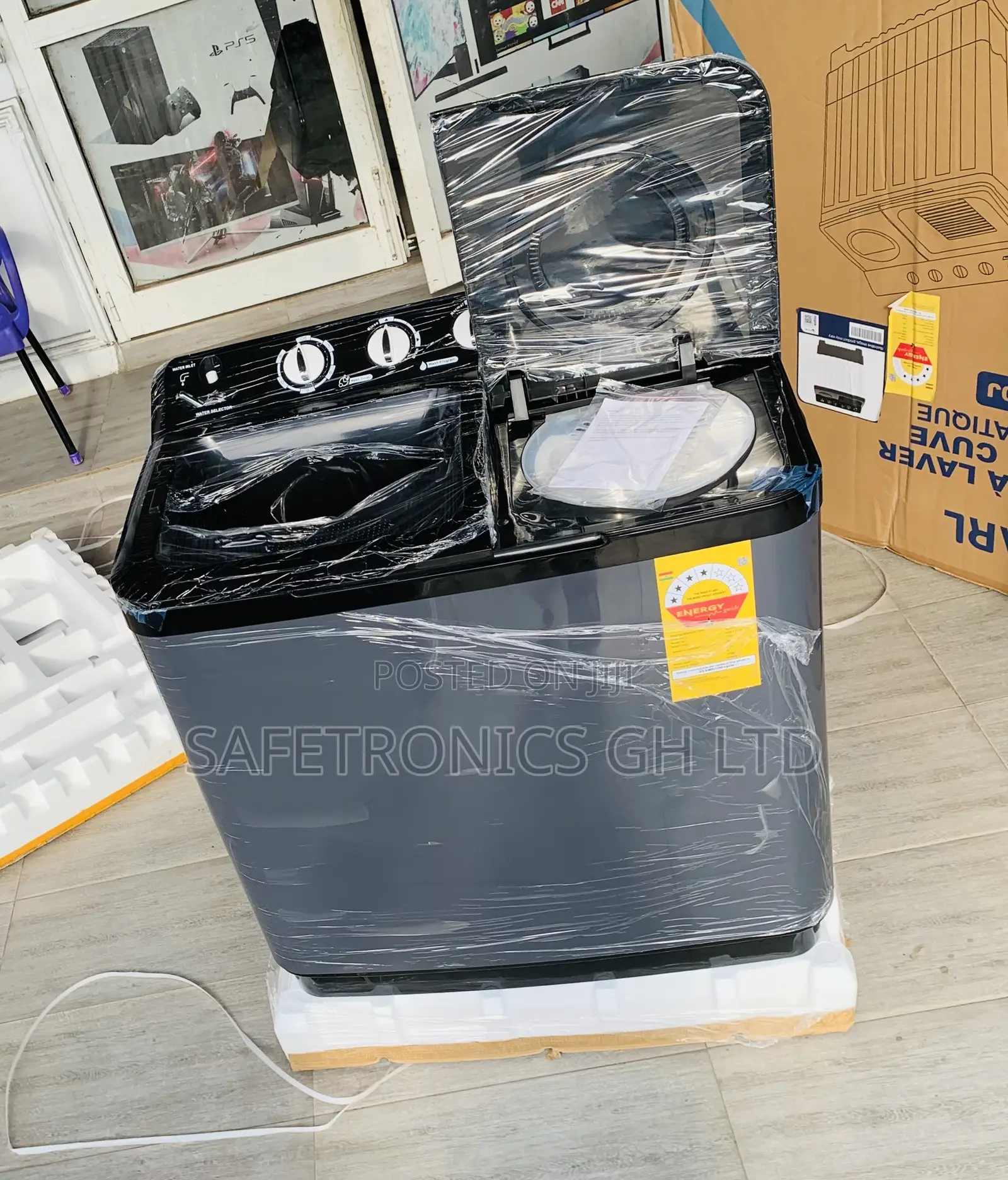 Modest Lasting 12kg Nasco Grey TopLoad Spin-Force WashingMachine