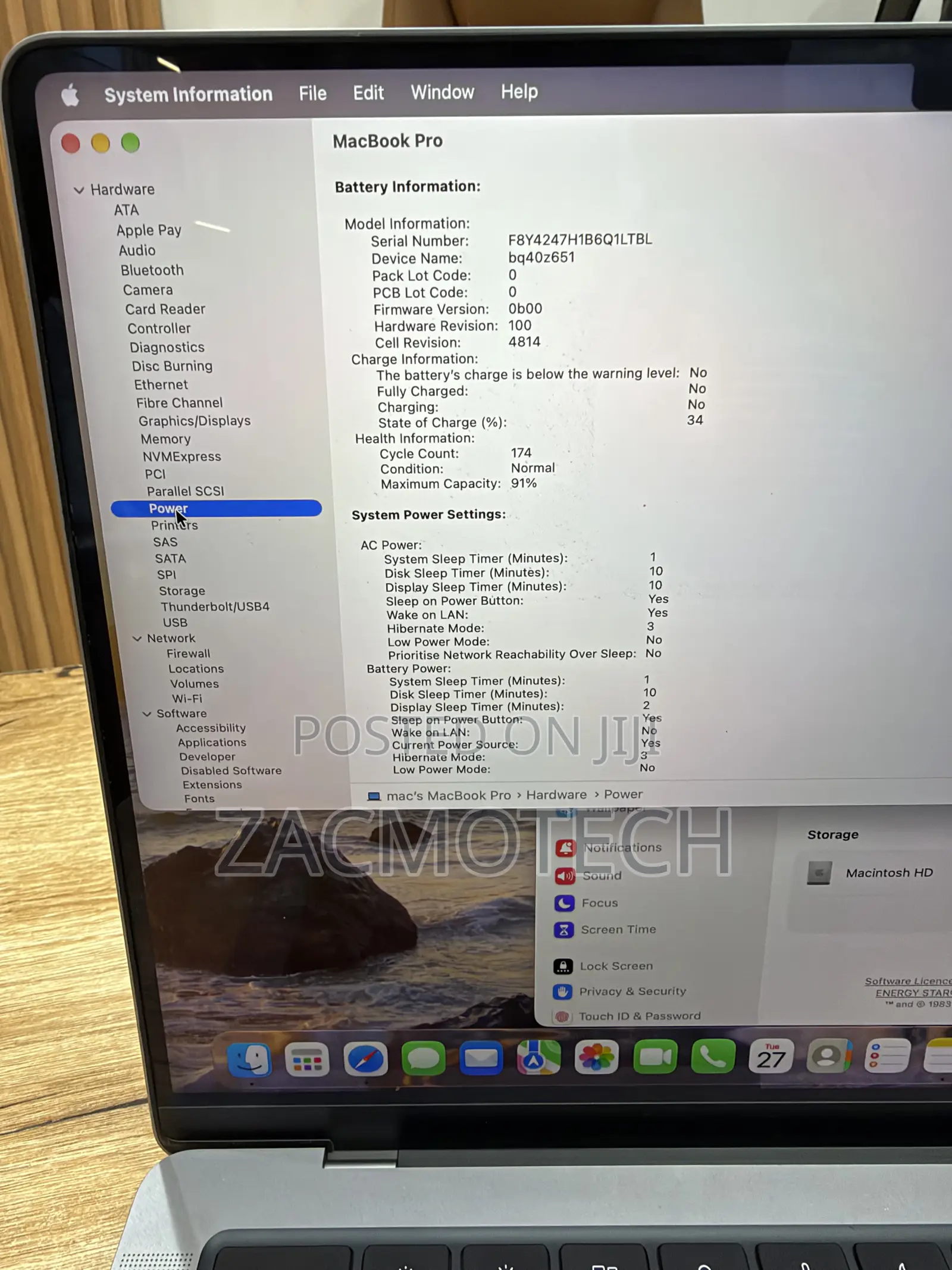 Laptop Apple MacBook Pro 2023 M3 8GB Apple M3 SSD 512GB