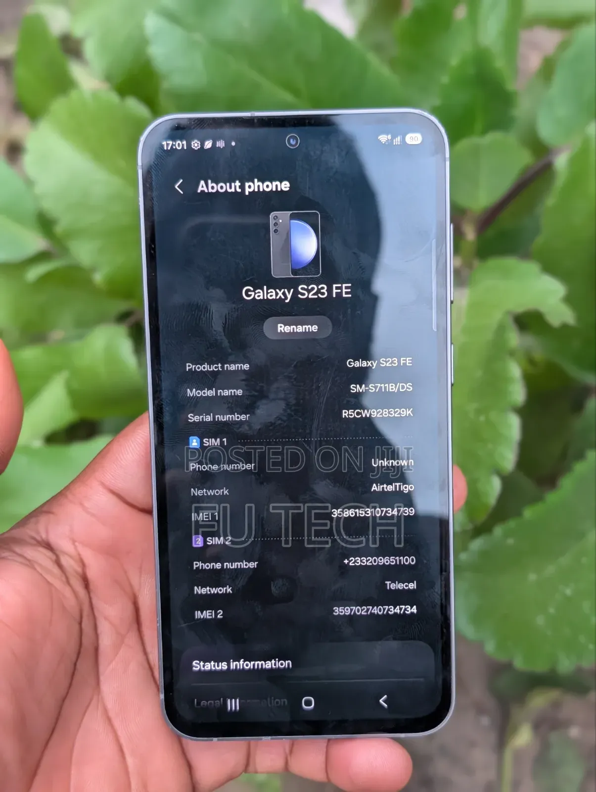 Samsung Galaxy S23 FE 256 GB Black