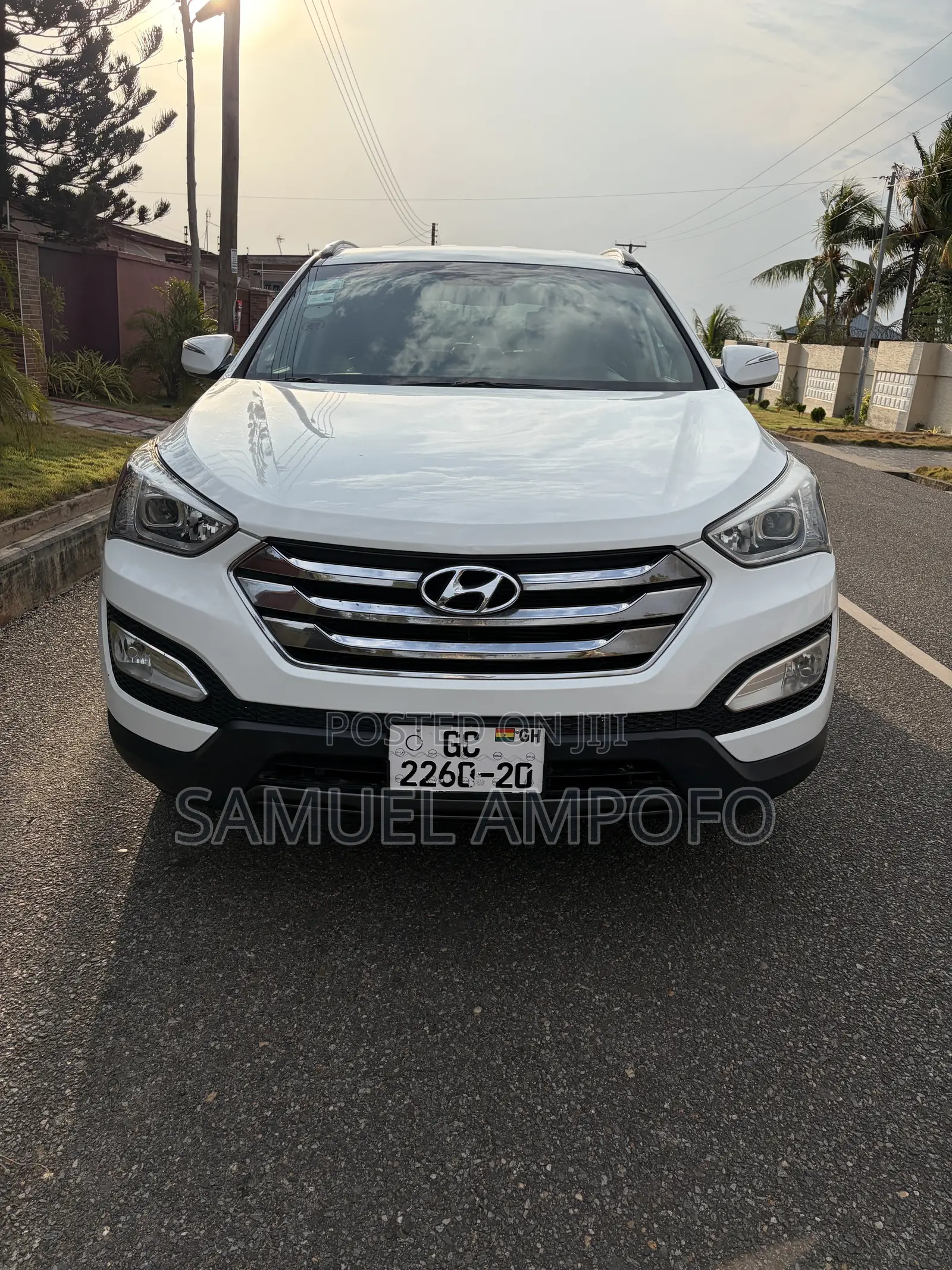 Hyundai Santa Fe Limited 4dr SUV (3.3L 6cyl 6A) 2015 White