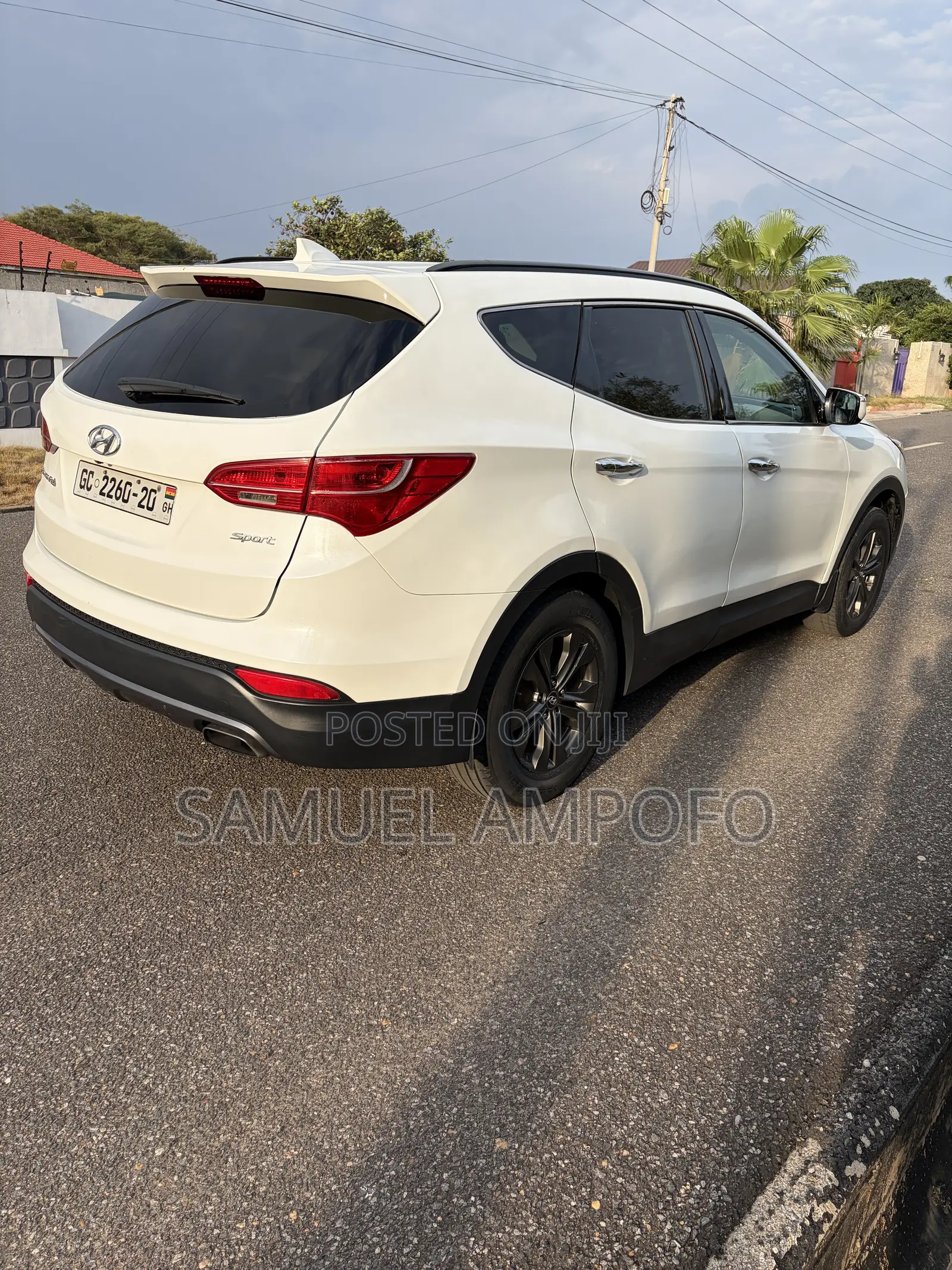 Hyundai Santa Fe Limited 4dr SUV (3.3L 6cyl 6A) 2015 White