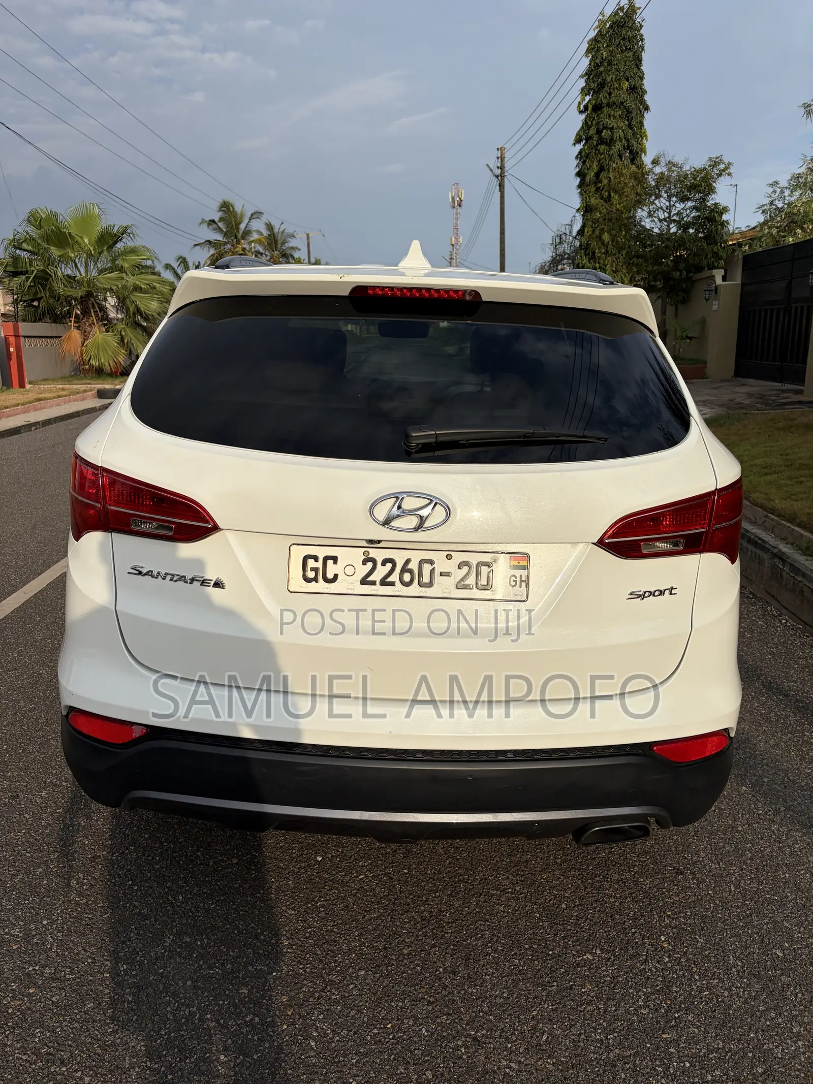 Hyundai Santa Fe Limited 4dr SUV (3.3L 6cyl 6A) 2015 White