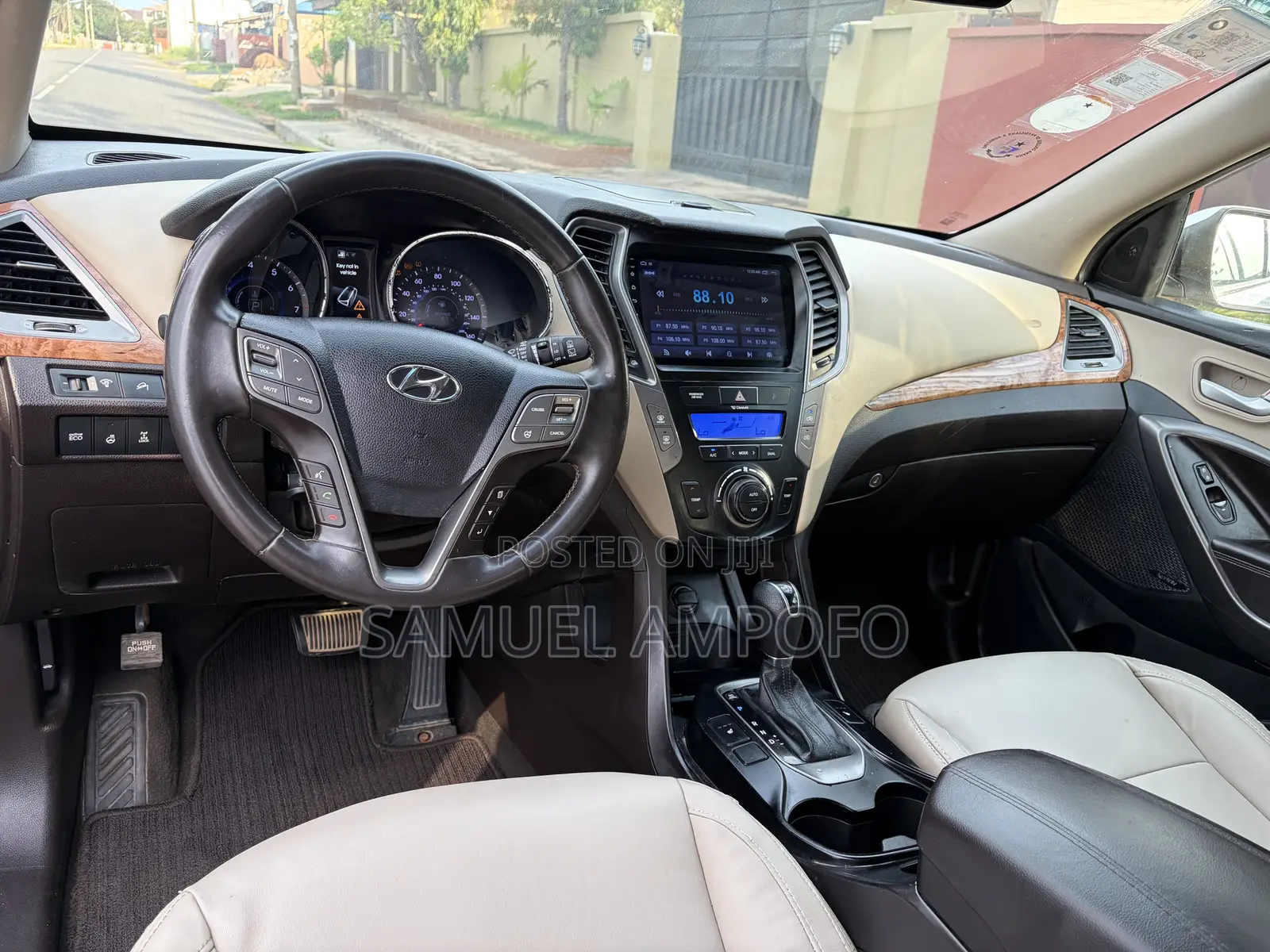 Hyundai Santa Fe Limited 4dr SUV (3.3L 6cyl 6A) 2015 White