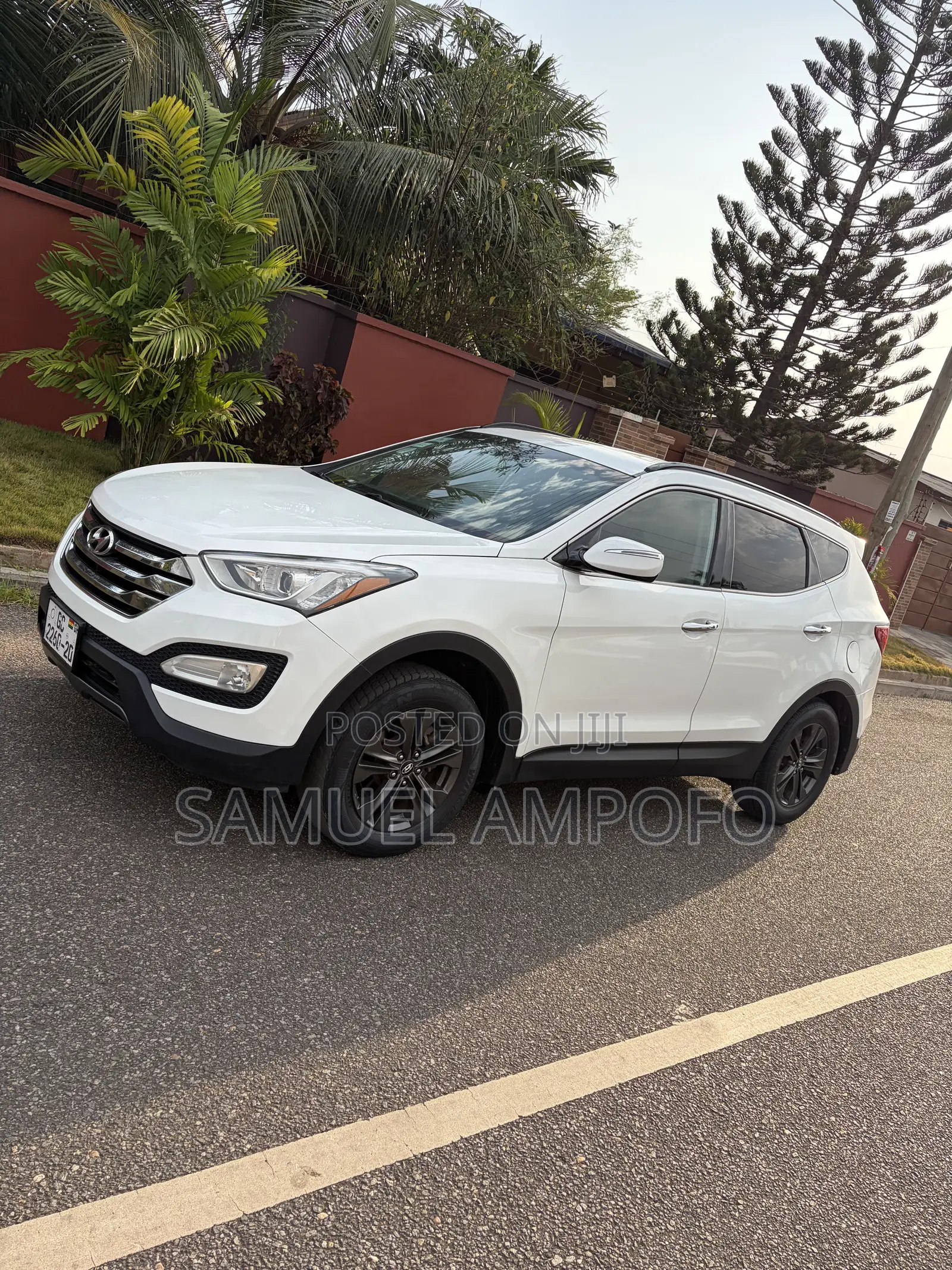 Hyundai Santa Fe Limited 4dr SUV (3.3L 6cyl 6A) 2015 White