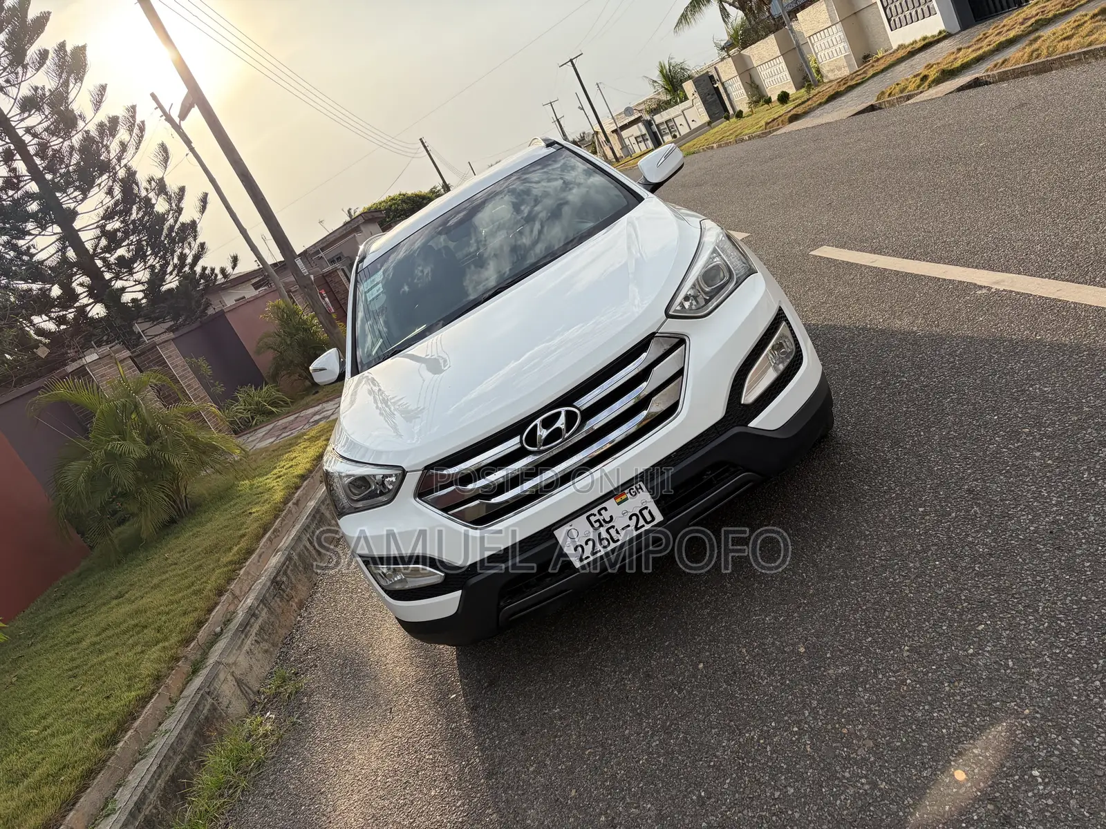 Hyundai Santa Fe Limited 4dr SUV (3.3L 6cyl 6A) 2015 White