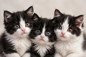 1-3 months Female Mixed Breed Cat