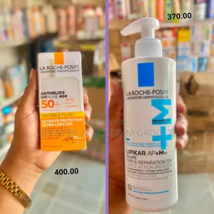 La Roche Posay Anthelios Uv Mune 400 50+ Sunfluid/Lipikar AP+Max Baume