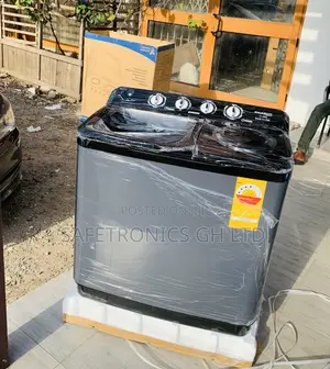 Twin-Tub Nasco TopLoad 11kg Clean-Pro WashingMachine Black