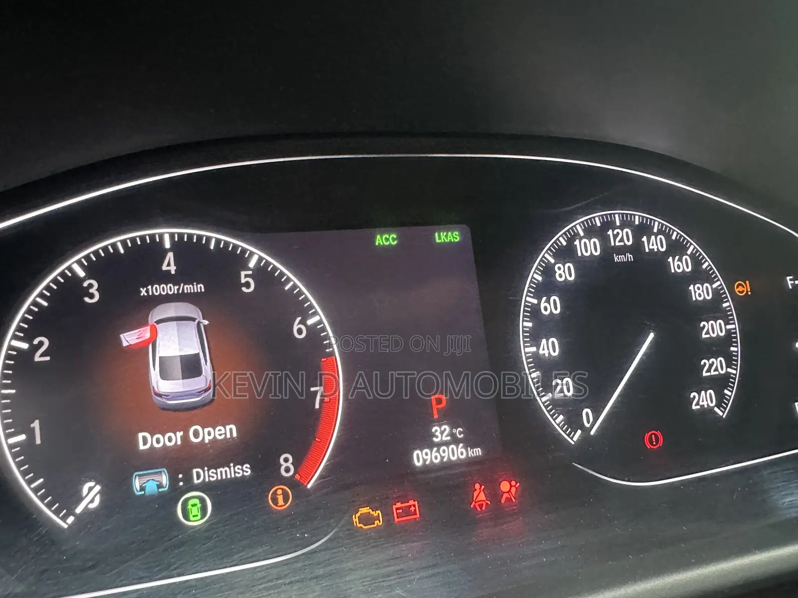 Honda Accord Touring 2.0T 2018 Black