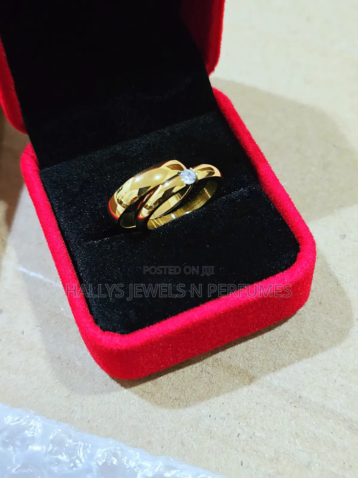 Gold Tone Wedding Ring Sets / Bridal Sets