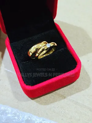 Gold Tone Wedding Ring Sets / Bridal Sets