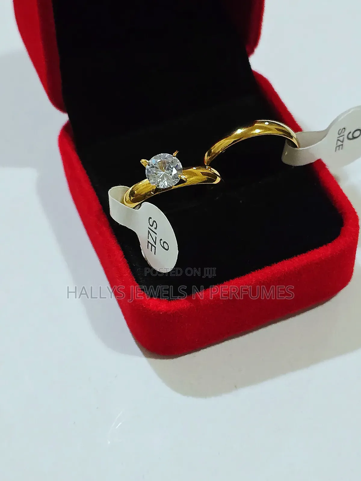 Gold Tone Wedding Ring Sets / Bridal Sets