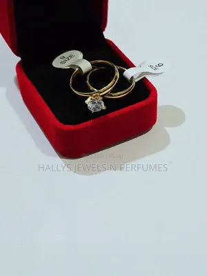 Gold Tone Wedding Ring Sets / Bridal Sets