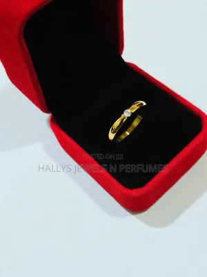 Gold Tone Engagement Rings (Dainty Rings)