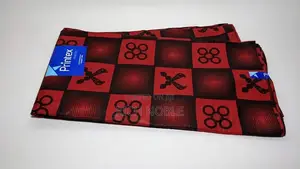 Printex Black and Red Fabrics 12yards (Full Piece)