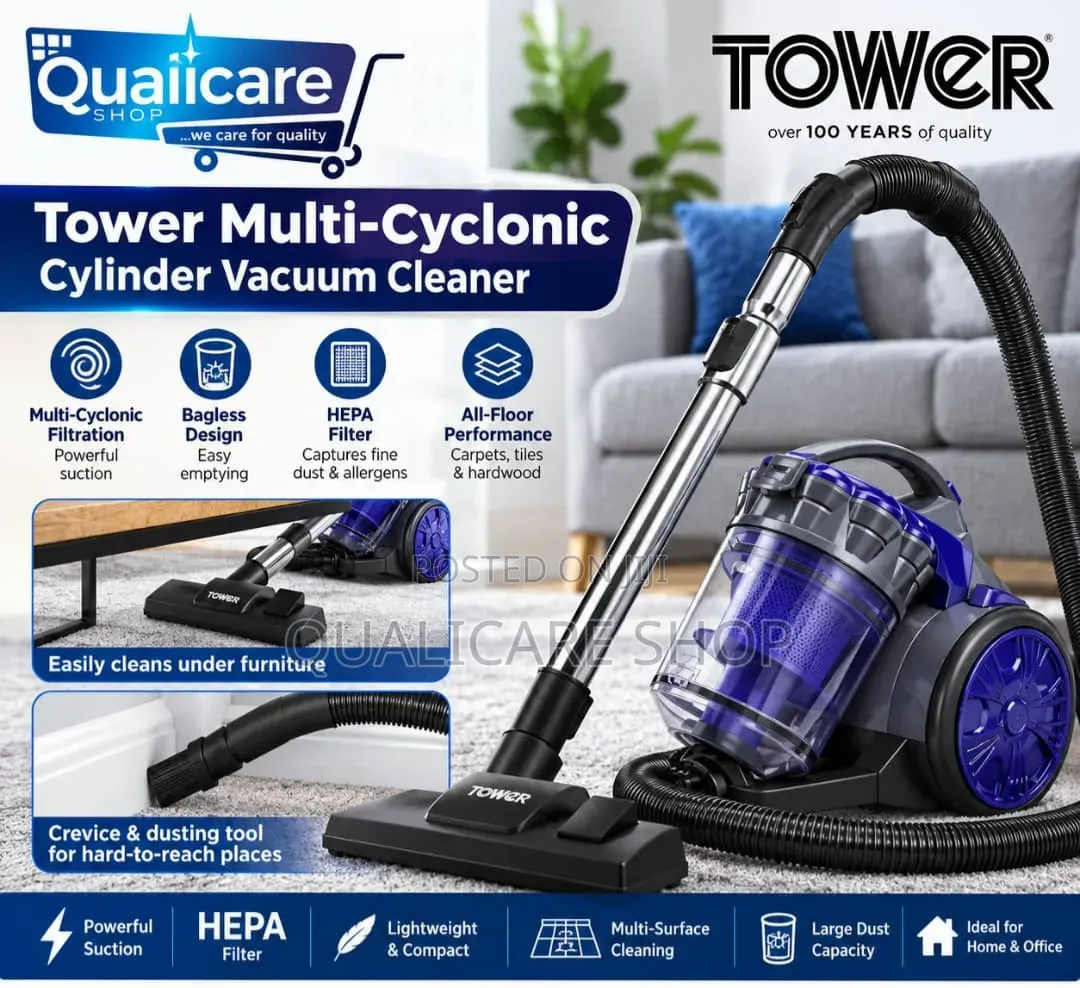Tower Multi-Cyclonic Cylinder Vacuum Cleaner