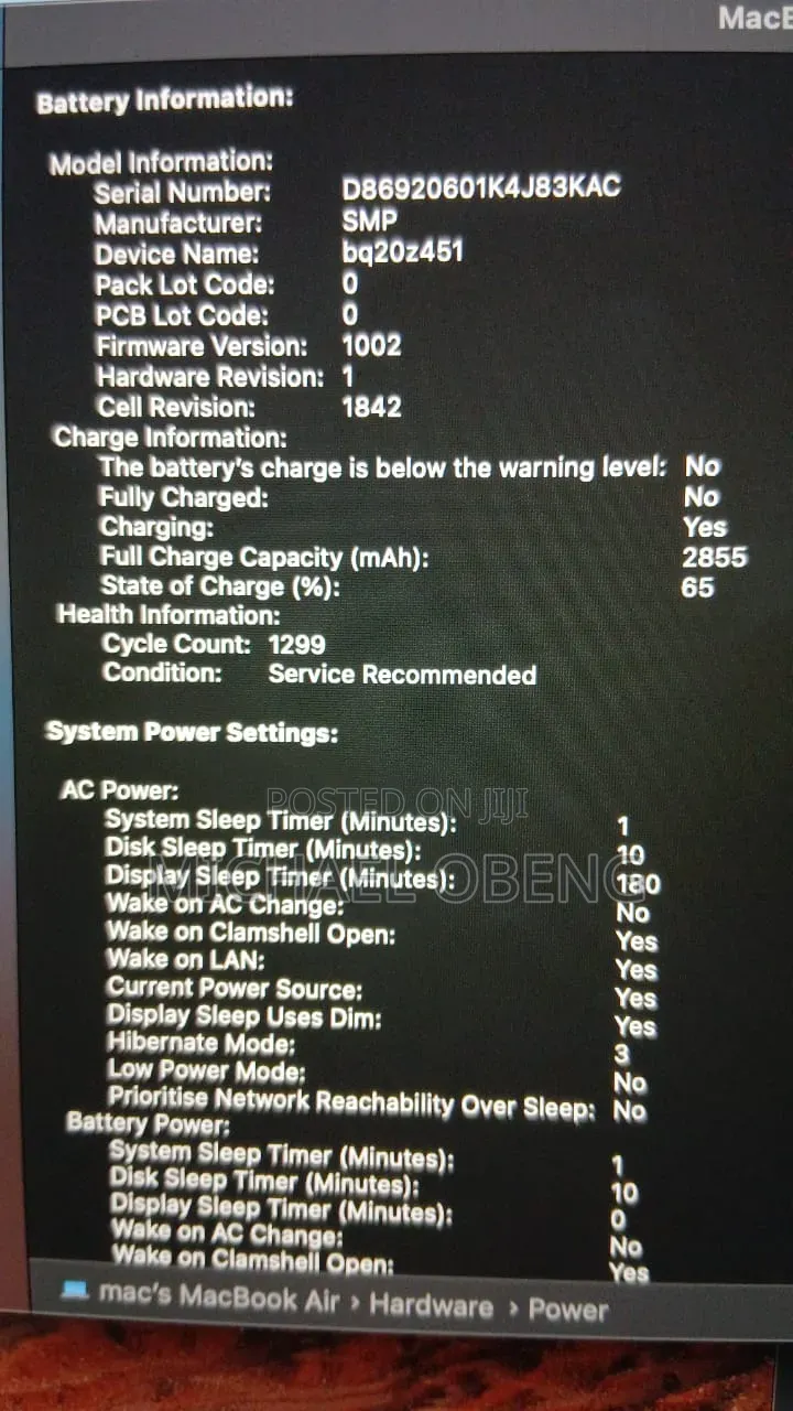 Laptop Apple MacBook Air 2019 8GB Intel Core i5 SSD 128GB