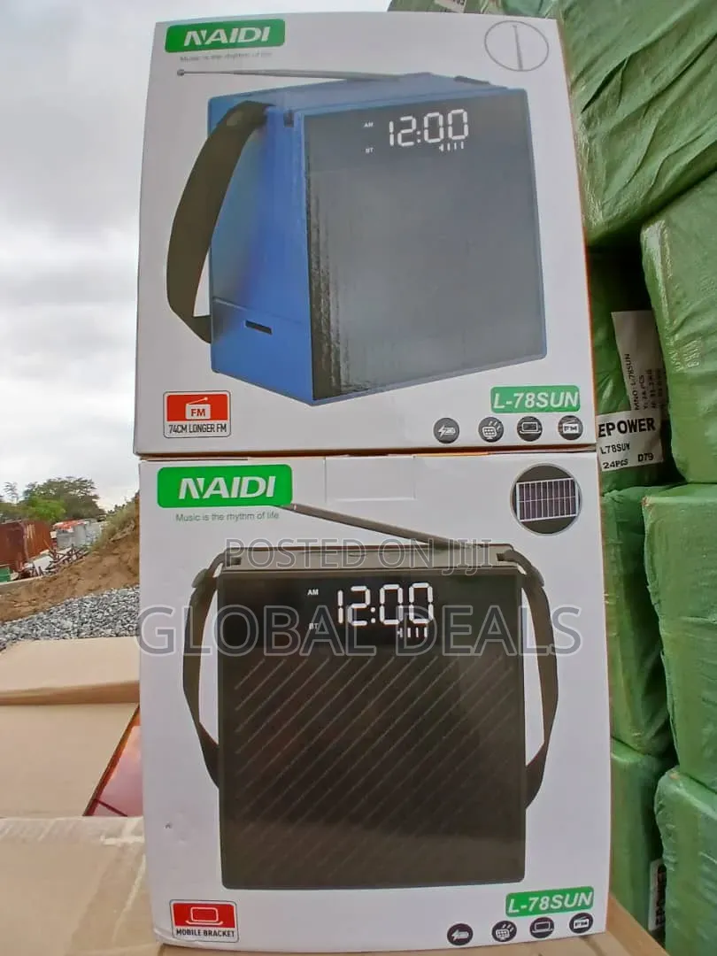 NAIDI L-78sun Solar Wireless Speaker - Bluetooth Speaker With FM Radio