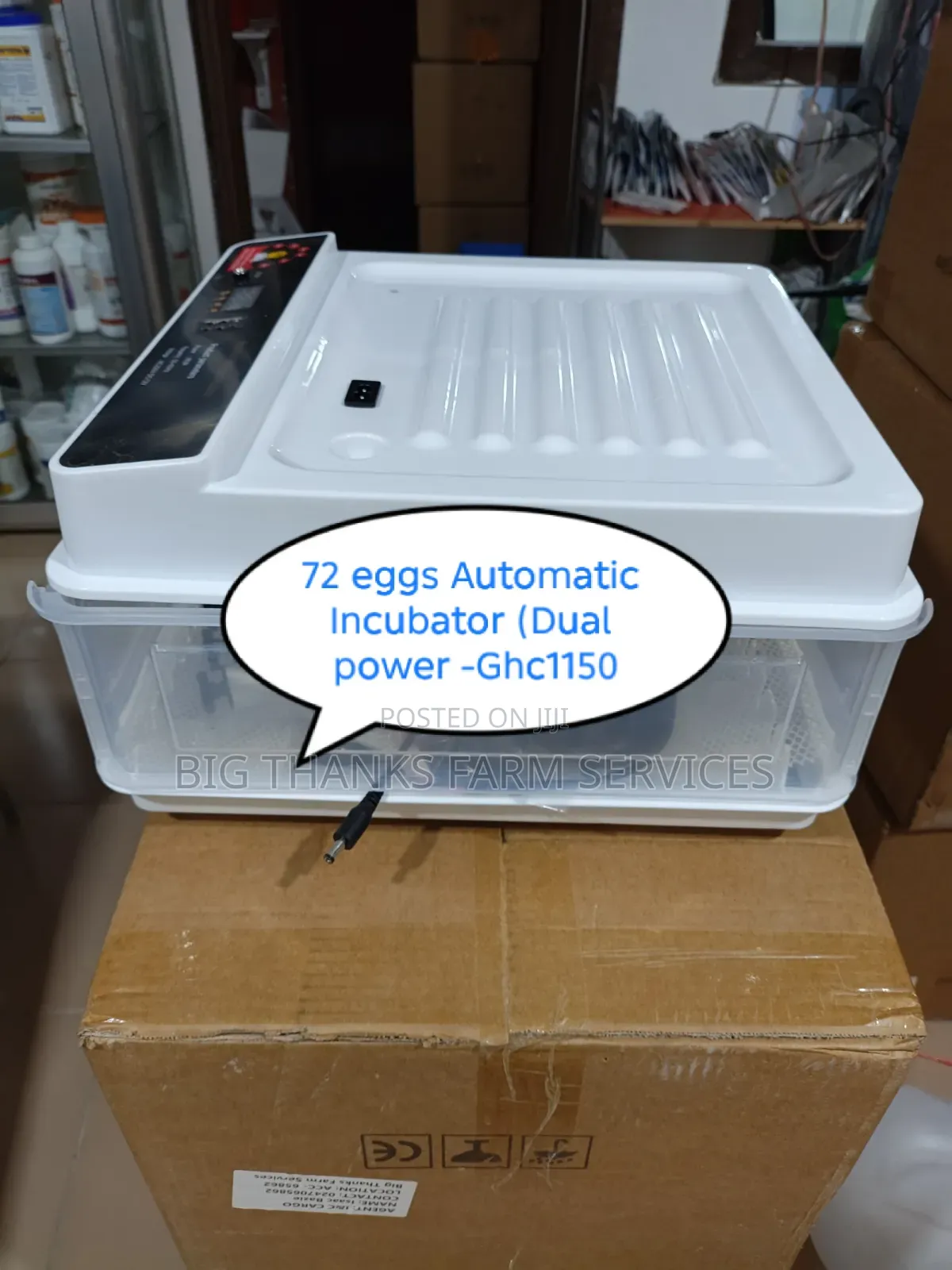 72 Eggs Automatic Incubator,dual Power