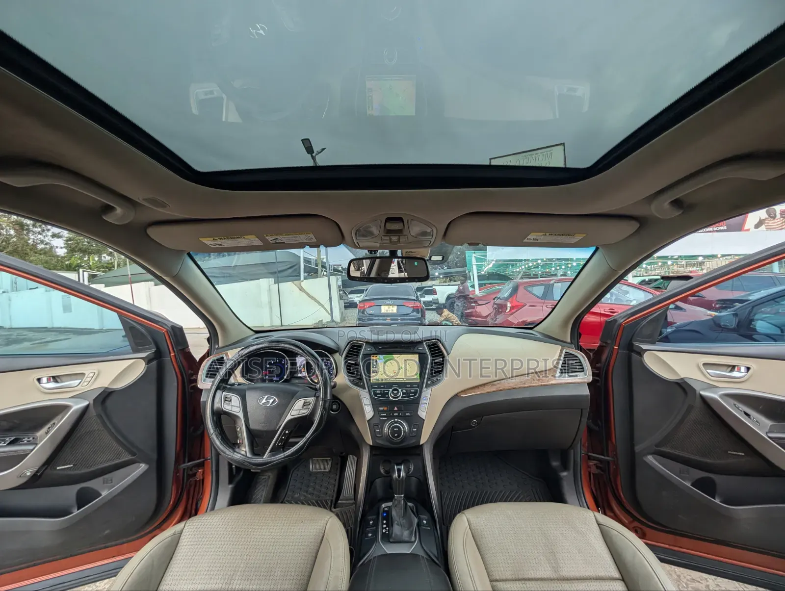 Hyundai Santa Fe Limited AWD 2016 Burgundy