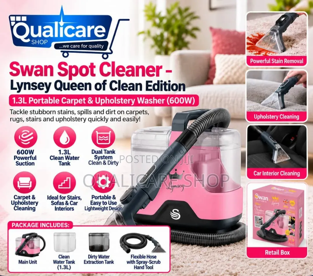 Swan Spot Cleaner-Lynsey Queen Portable Carpet&Upholstery Washer