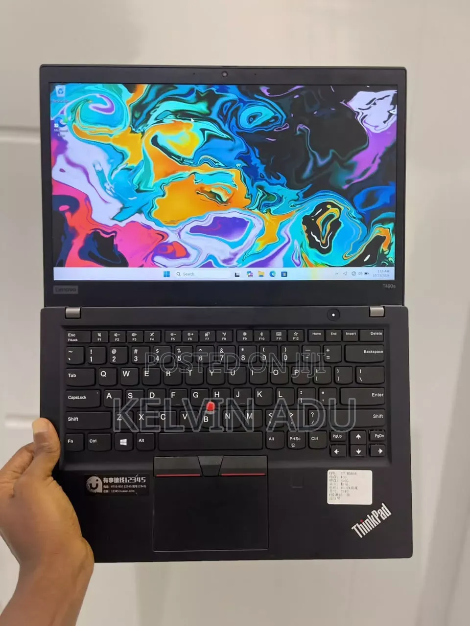 Laptop Lenovo ThinkPad T490s 16GB Intel Core 7 SSD 256GB
