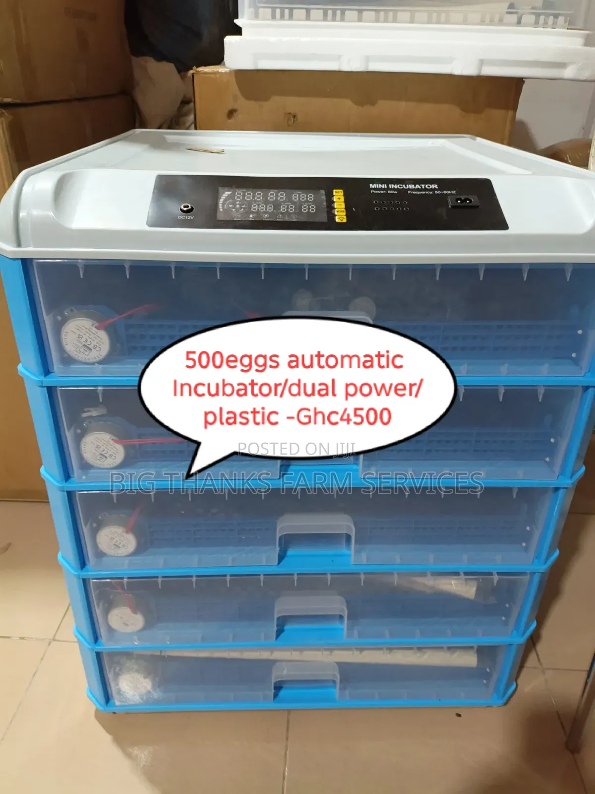 500eggs Automatic Incubator, Dual P