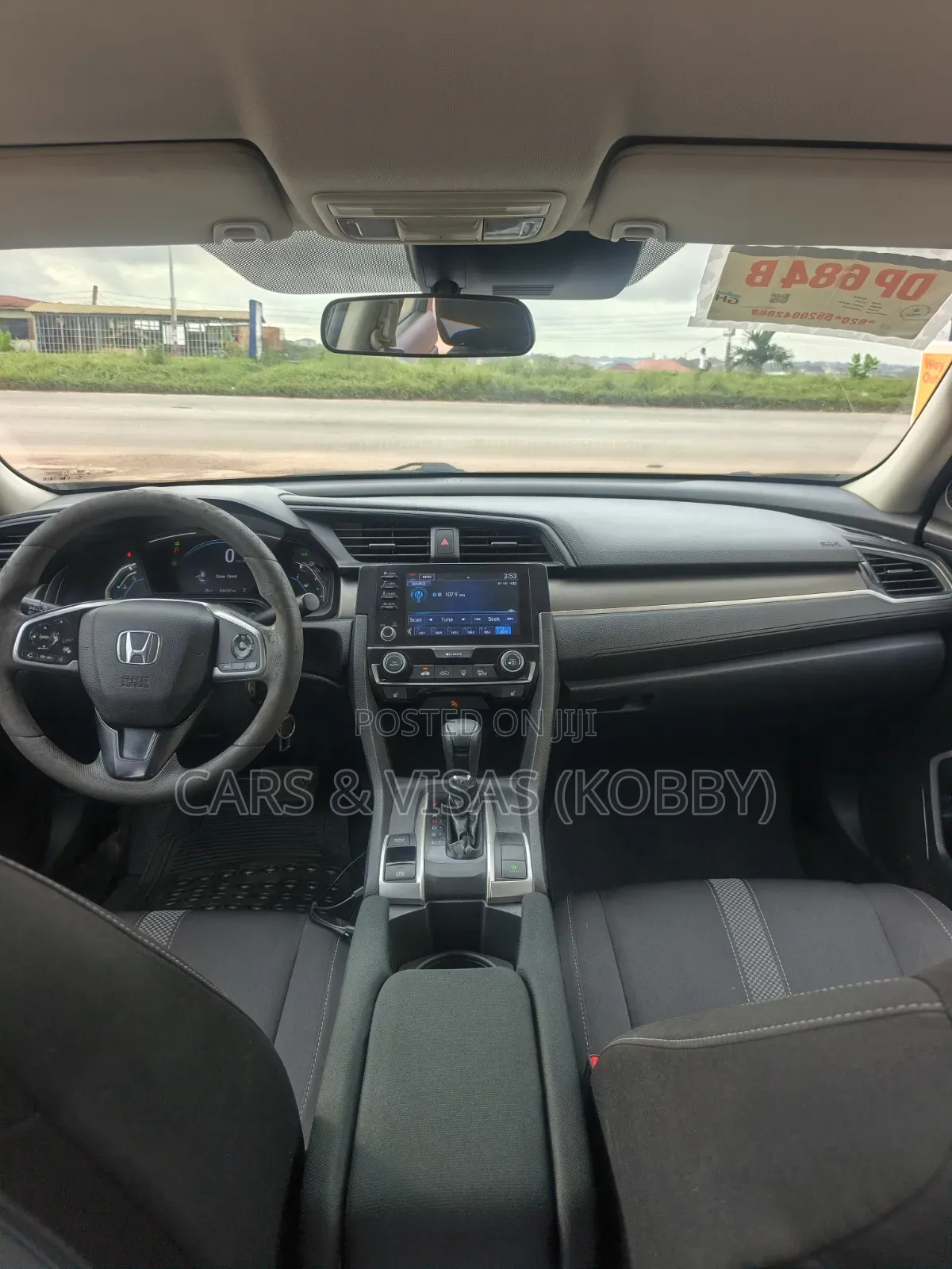 Honda Civic LX Sedan 2020 Black