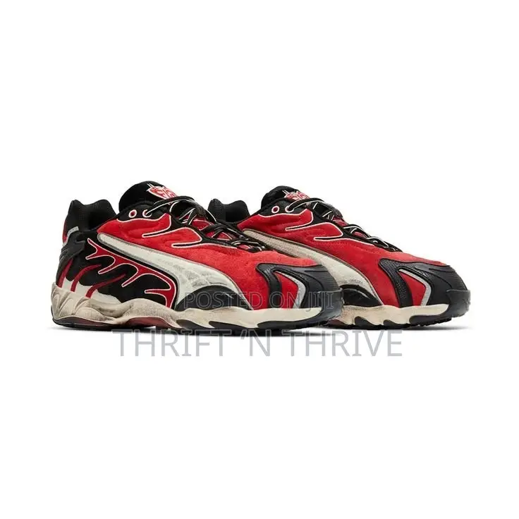 A$AP Rocky X PUMA Inhale Distressed Pop Red
