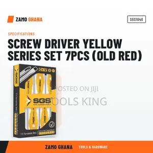 Screw Driver Yellow Series Set 7Pcs (Old Red) - SGS1040