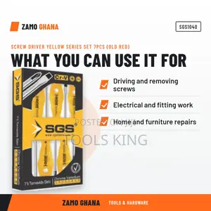 Screw Driver Yellow Series Set 7Pcs (Old Red) - SGS1040