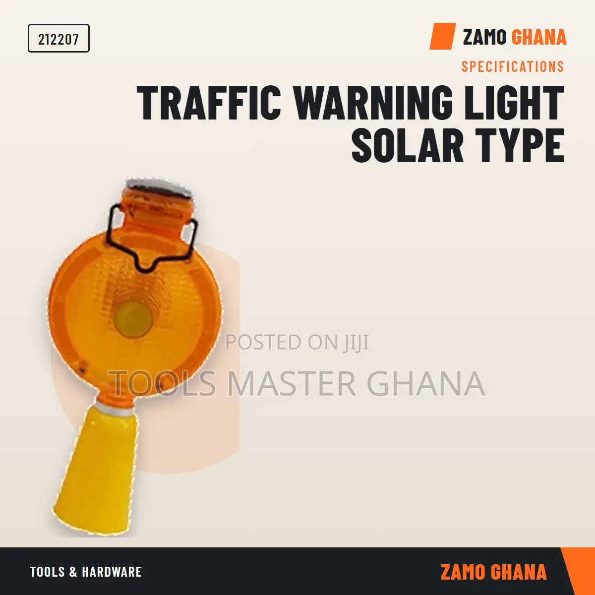 Traffic Warning Light Solar Type - 212207