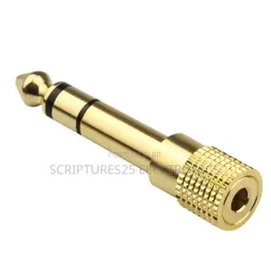 10 Pieces of 3.5mm to 6.35mm Stereo Audio Converter Adapters