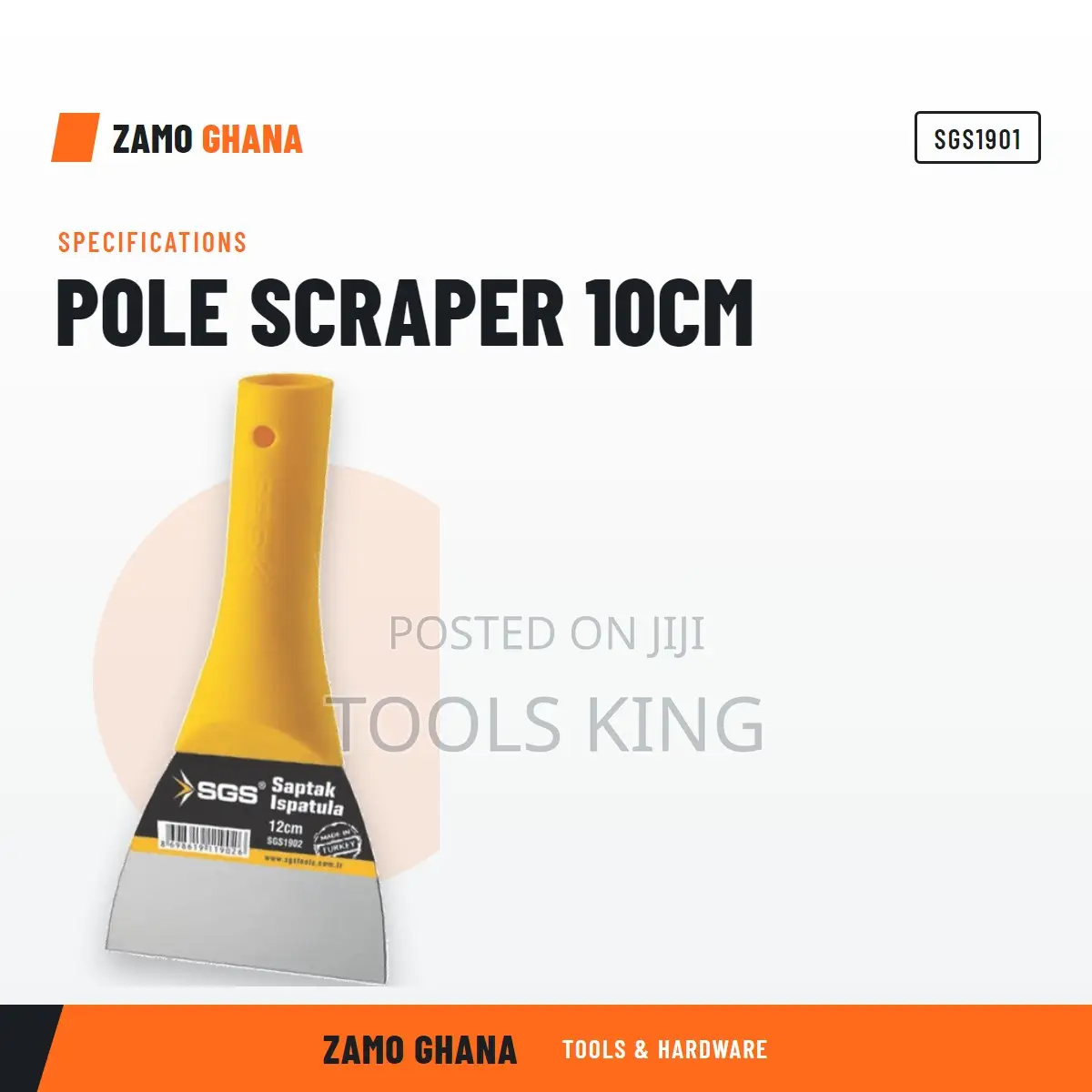 Pole Scraper 10Cm - SGS1901
