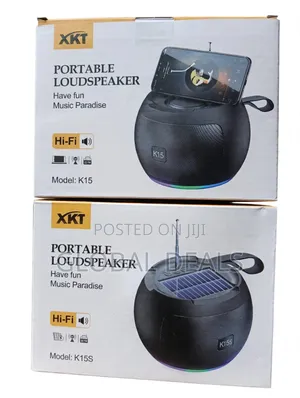 K15 & K15S Portable Loudspeaker - Solar Charging Bluetooth Speaker